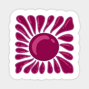 purple flower Magnet