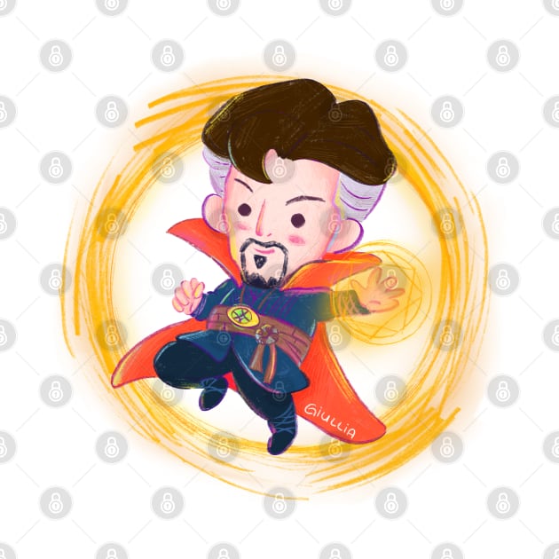 Stephen Strange Cute fanart by Giullia - Yeppeunyeppeun Art