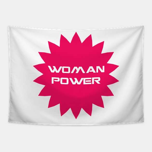 WOMAN POWER STAR Tapestry by Utopic Slaps