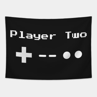 Player Two 8-bit Retro Gaming Tapestry