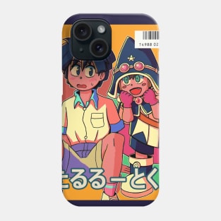 vaporwave anime aesthetic magical taruruuto kun Phone Case