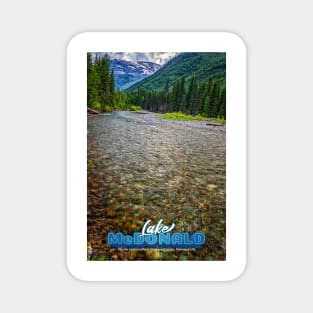 Lake McDonald Glacier National Park Magnet