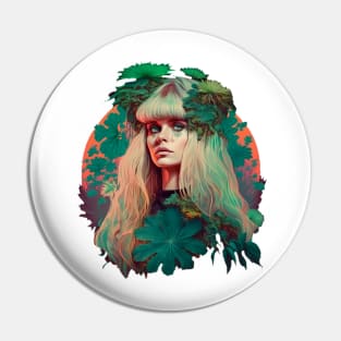 Blonde Eco-Girl Pin