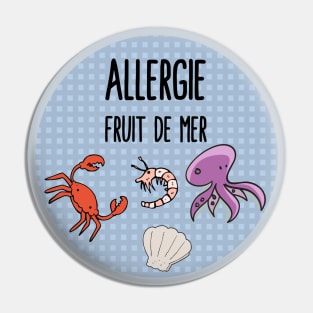 Allergie fruit de mer Pin