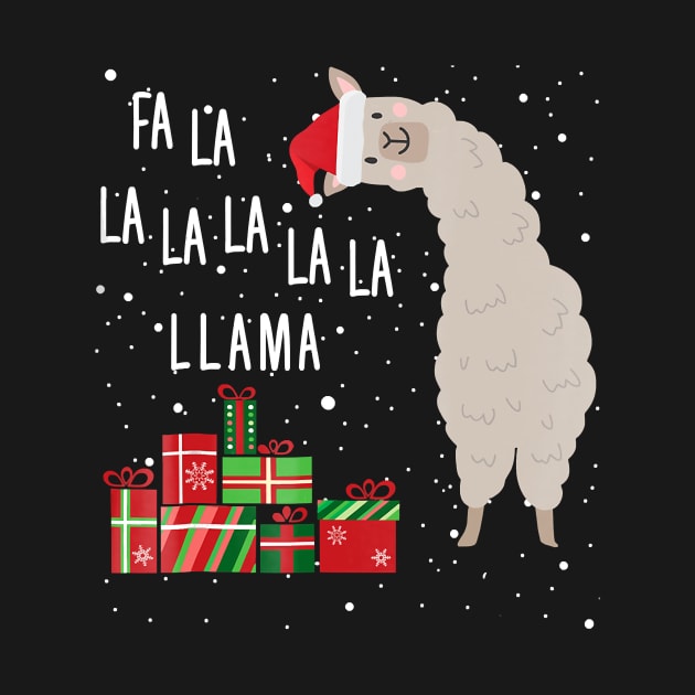 Fa La La Llama Lover - Llama Christmas by JaydeMargulies