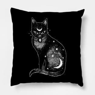 Black Cat Pillow