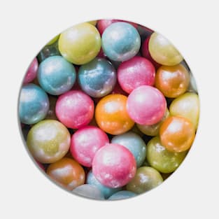 Candy Pastel Sprinkle Pearls Photograph Circle Pin