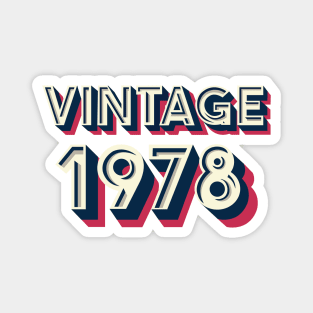 Vintage 1978 Magnet