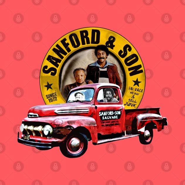 Sanford & Son Salvage Sign by Junnas Tampolly