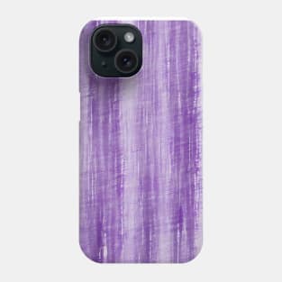 purple striped pattern brush strokes Phone Case