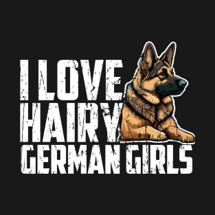 Cool Vintage German Shepherd Art For Men Women German Shepherd Lover T-Shirt