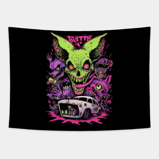 Mean Ratfink Tapestry by MikeyMeta