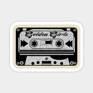 golden girls cassette Magnet