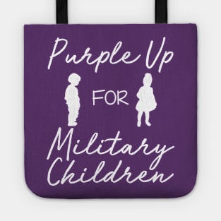 Purple Up! for Military Children Tote