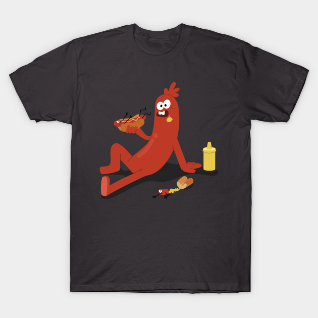 Discover Sausage Eats Hot dog - Hot Dog - T-Shirt