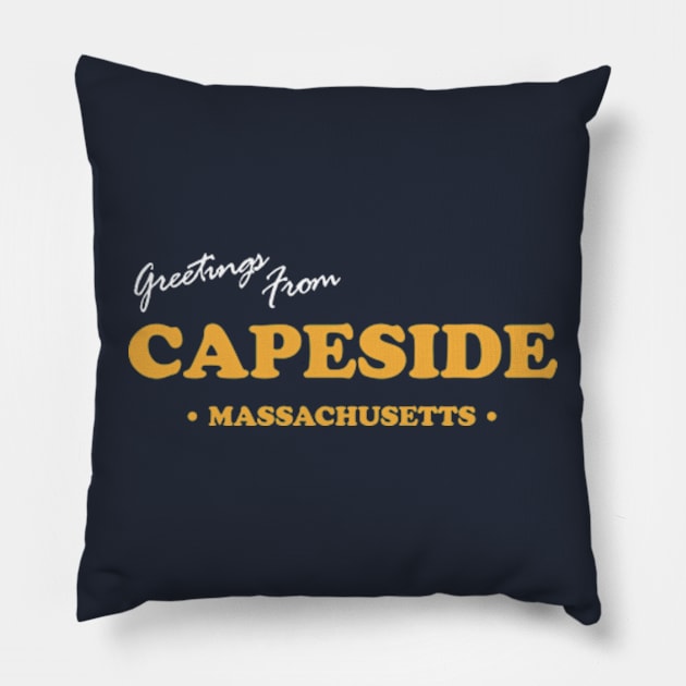 Capeside Massachusetts Pillow by deadright