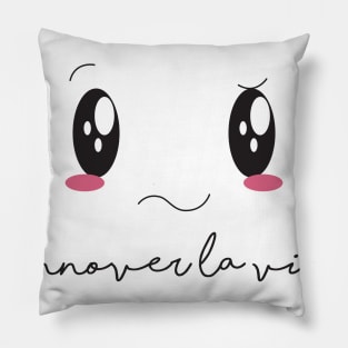 "Croquer la vie" | innover la vie Pillow