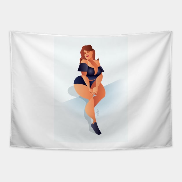 Sexy Chubby Tapestry by Sauher