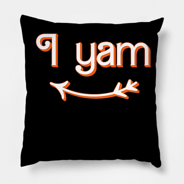 Thanksgiving Matching Couple She's My Sweet Potato I Yam Set Pillow by StarMa