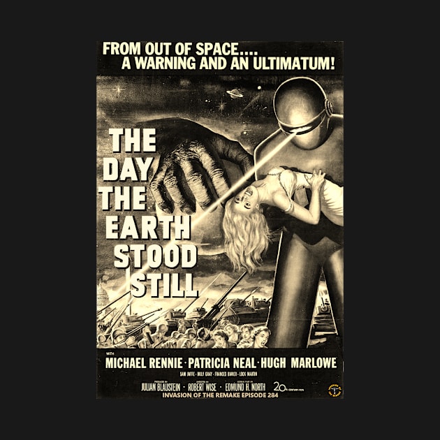 The Day The Earth Stood Still Sepia by Invasion of the Remake