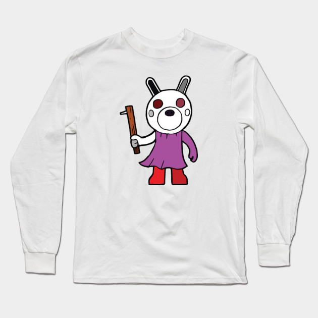 Piggy Roblox Roblox Game Roblox Characters Piggy Roblox Long Sleeve T Shirt Teepublic - roblox ice cream shirt