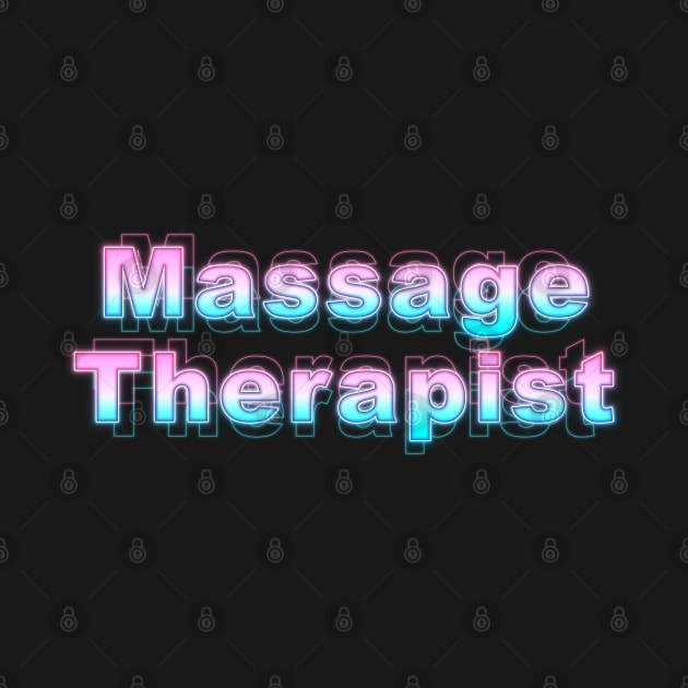 Massage Therapist by Sanzida Design