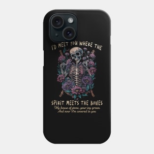 Graphic Vintage The Spirit Meets The Bones Gifts Men Phone Case