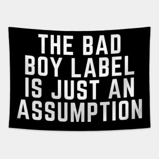 THE BAD BOY LABEL IS JUST AN ASSUMPTION Tapestry