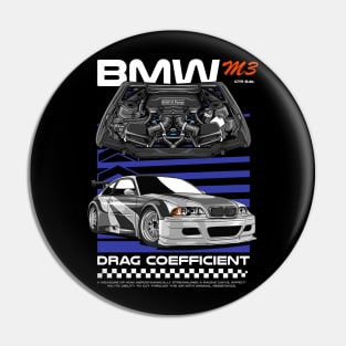 BMW GTR Classic Pin