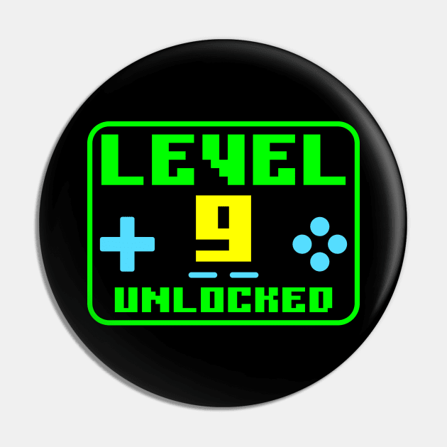 Level 9 Unlocked Pin by colorsplash