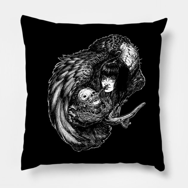 Harpy Pillow by Lucius