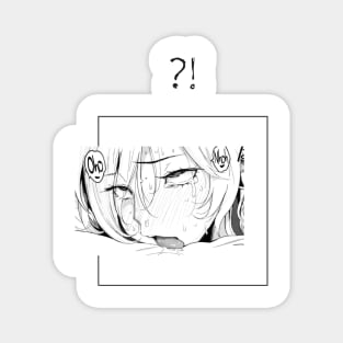 Ahegao! (black) Magnet