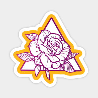 Rose (purple) Magnet