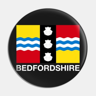 Bedfordshire County Flag, England. Pin