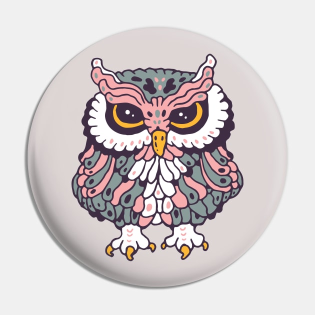 Baby Owl Pin by nokhookdesign