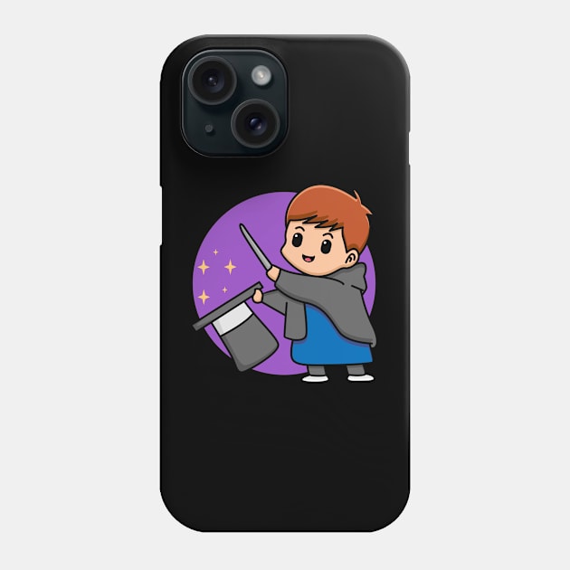 cute magician Phone Case by BarnawiMT