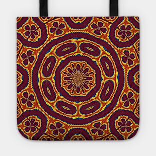 Geometric tapestry Tote