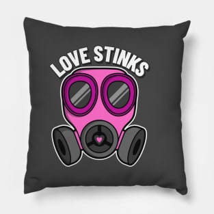 Love Stinks Valentine's Day Pillow