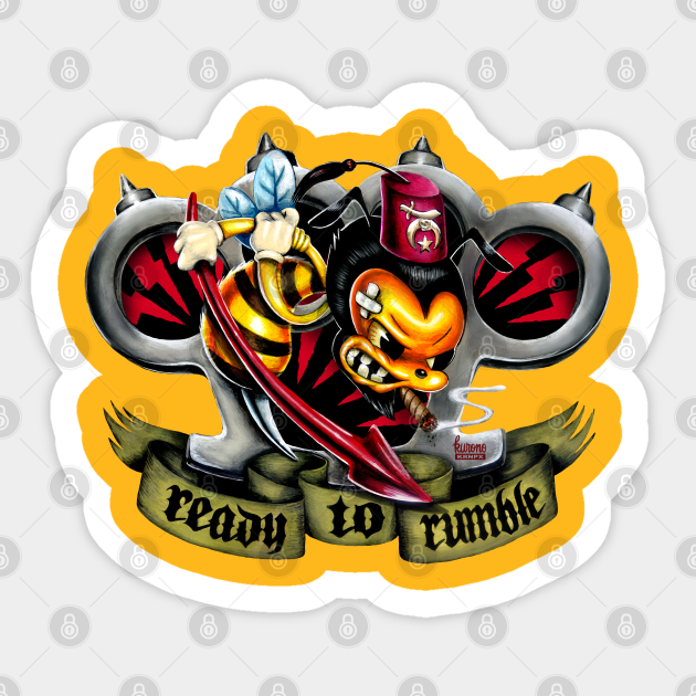 Rumble Bee Bees Sticker Teepublic