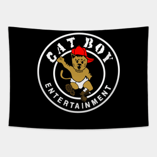 cat boy entertainment Tapestry