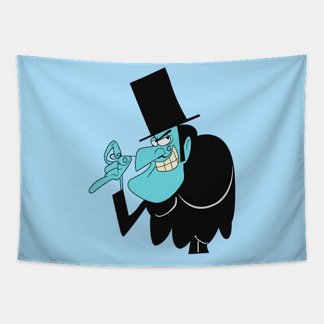 Snidley Whiplash - Rocky Bullwinkle - Dudley Do-Right Tapestry by LuisP96