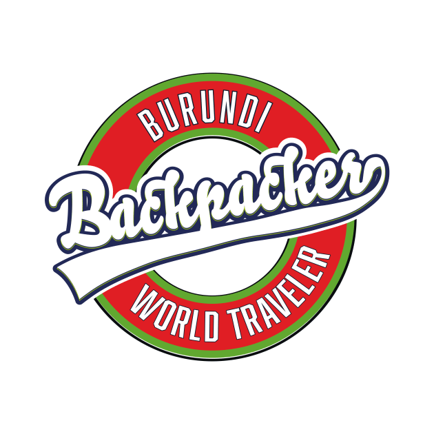 Burundi backpacker world traveler logo by nickemporium1