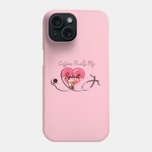 Breast Cancer Awareness Coffee Fuels Nursing Phone Case