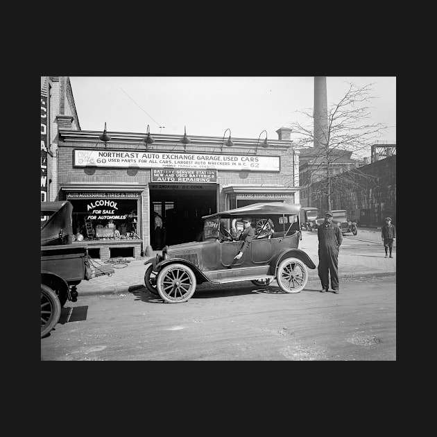 North East Auto Exchange, 1926. Vintage Photo by historyphoto