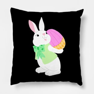 Bunny and Easter Eggs Pillow