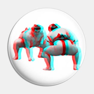 3D Sumo Wrestlers Pin