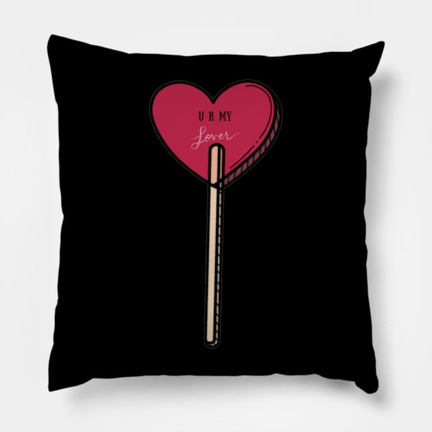 U R my Lover Pillow by Crafted corner