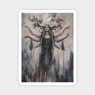 Hecate The Triple Goddess of Witchcraft Magnet