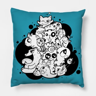 Cats - Doodle Pillow