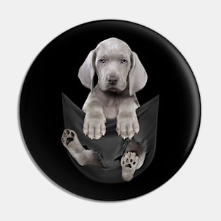 weimaraner dog lover Pin